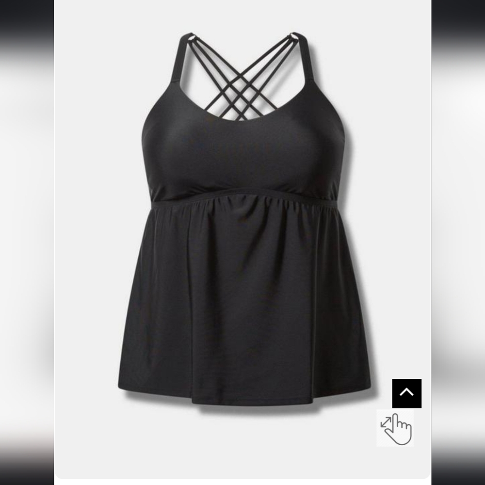 Wireless Strappy Back Tankini